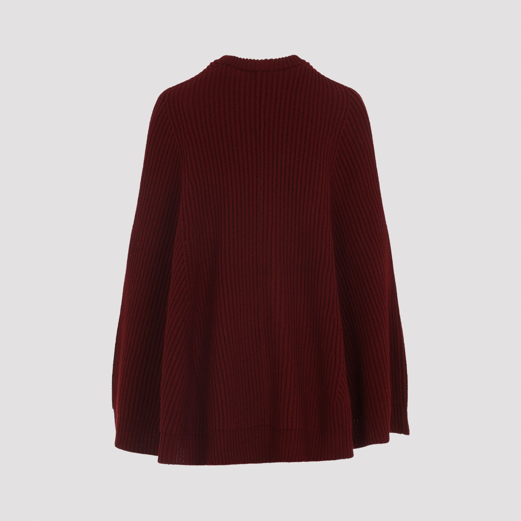 MAX MARA Flared Crew Neck Long Sleeve Dress with Front Pocket - Size S