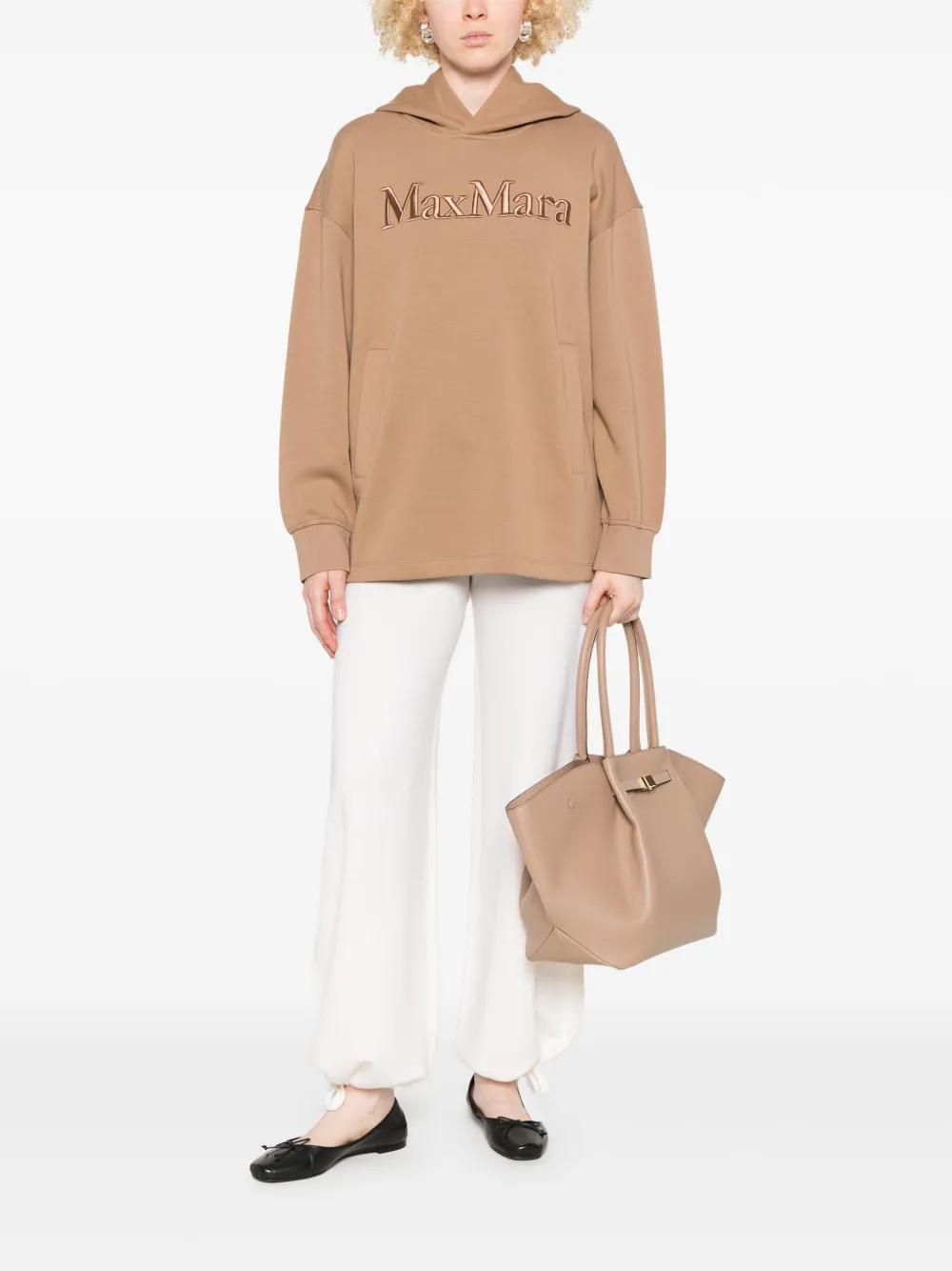 MAX MARA Wide Leg Trousers with Drawstring Detail