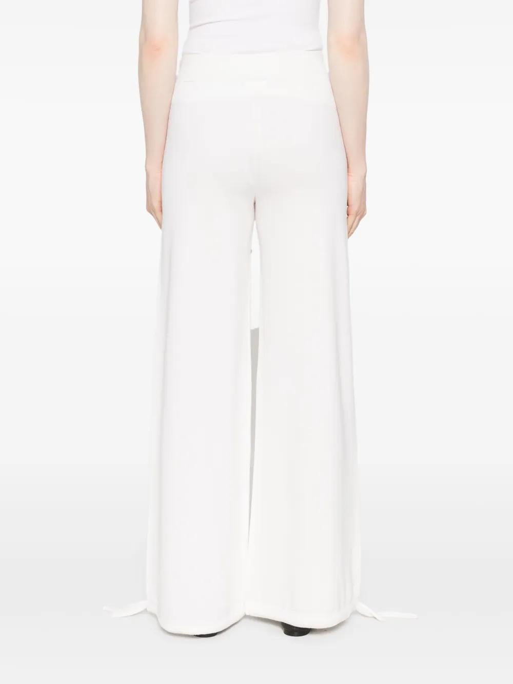 MAX MARA Wide Leg Trousers with Drawstring Detail