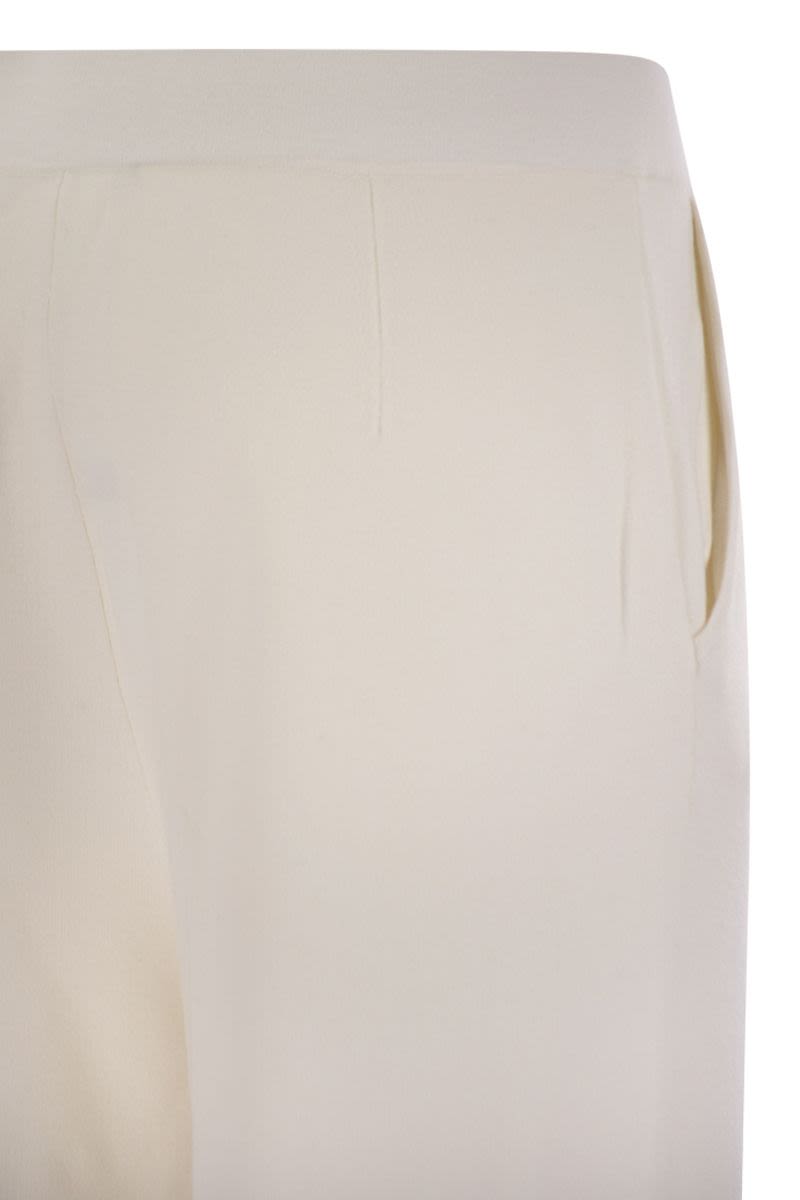 MAX MARA Regular Fit Viscose and Wool Trousers
