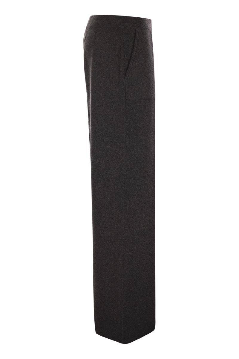 MAX MARA Regular Fit Viscose and Wool Trousers