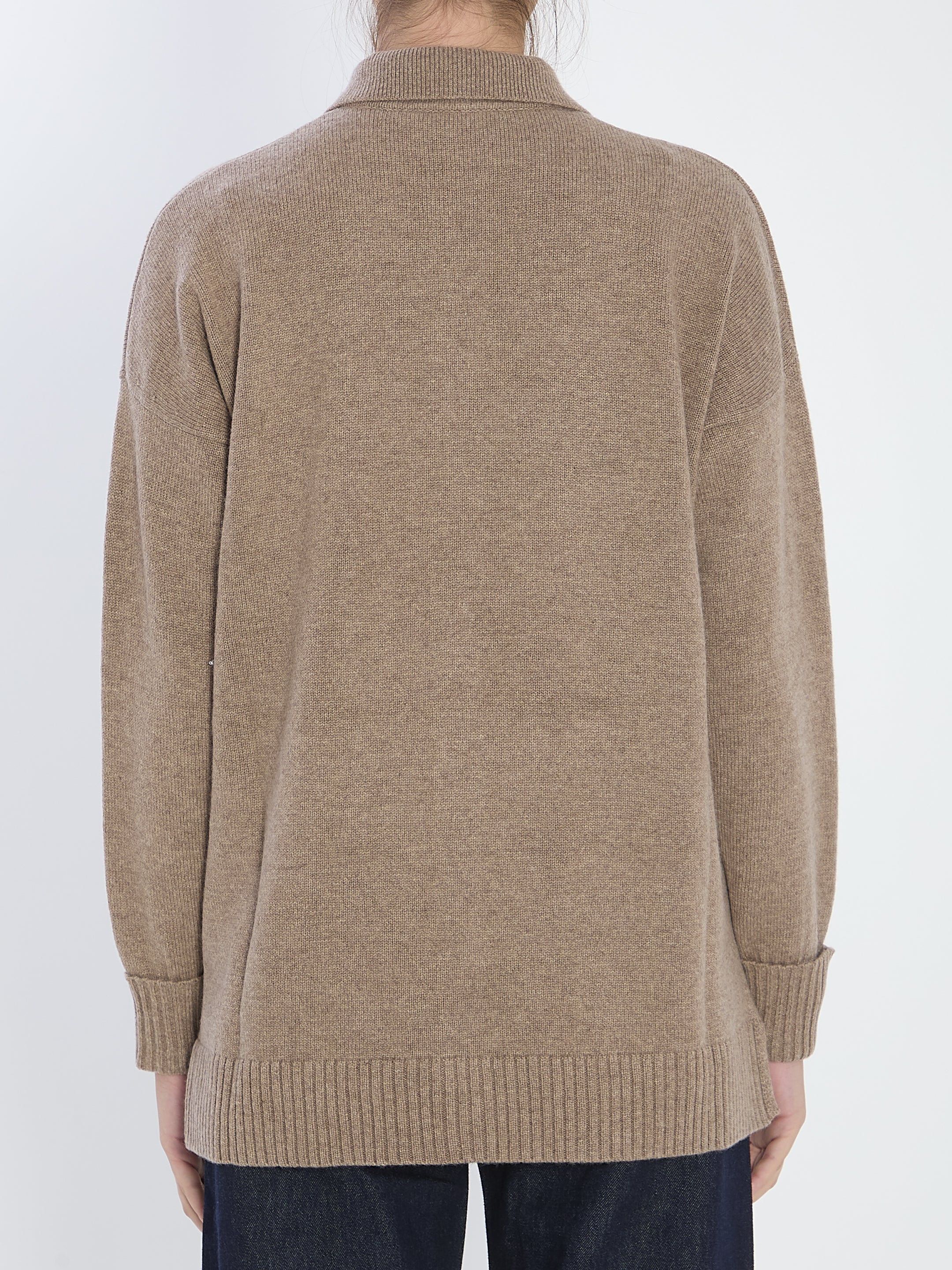 MAX MARA Cashmere Bull Cardigan - Loose Fit Size S