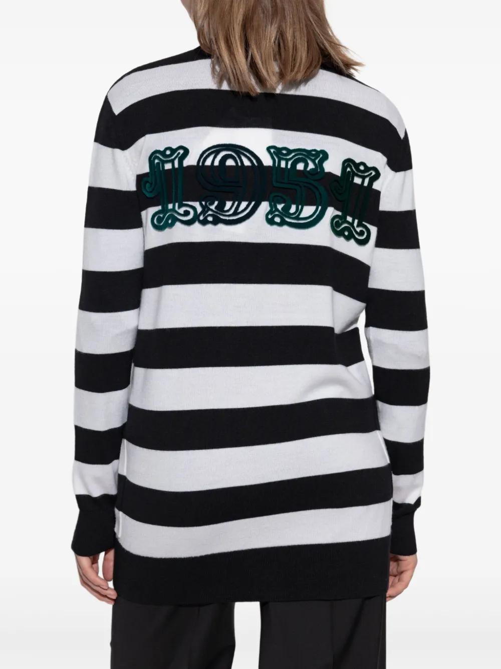 MAX MARA Long Striped Wool Cardigan