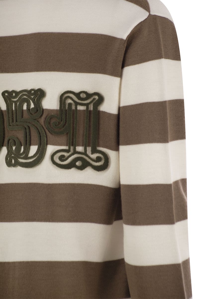 MAX MARA Long Striped Wool Cardigan