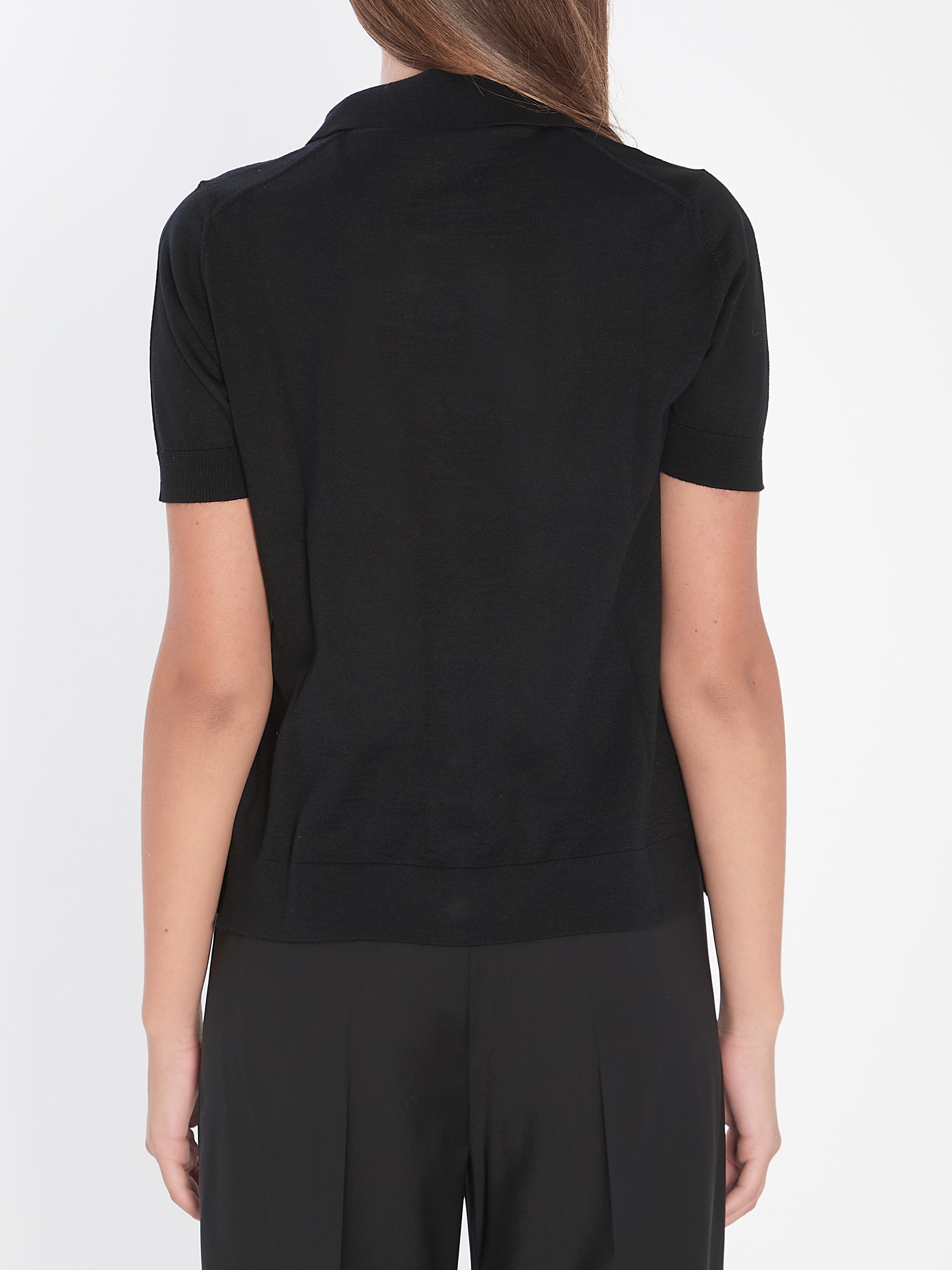 MAX MARA Slim Fit Cardigan with Short Sleeves - Size S