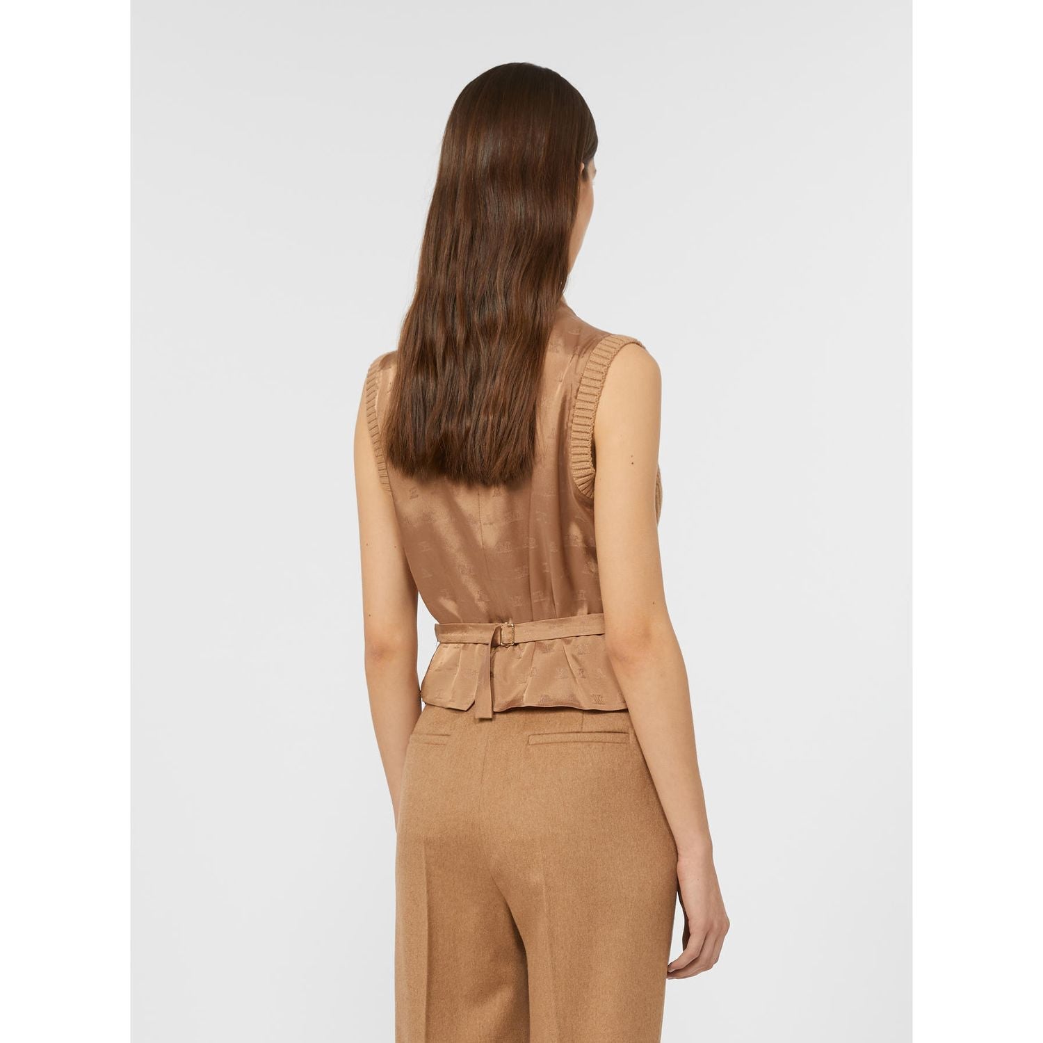 MAX MARA Elegant Knit Waistcoat for Women - FW25