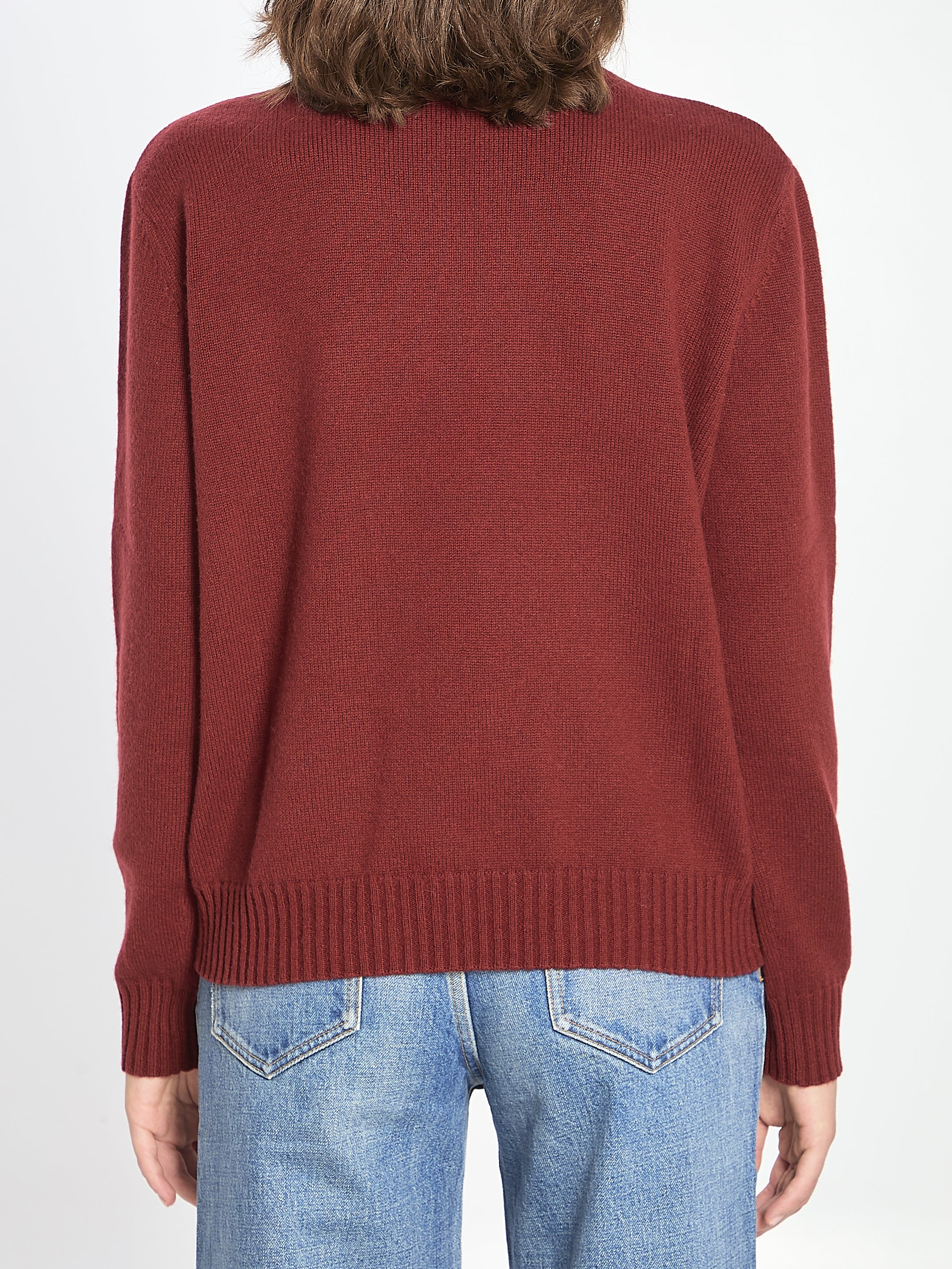 MAX MARA Crew Neck Cashmere Sweater - Size M