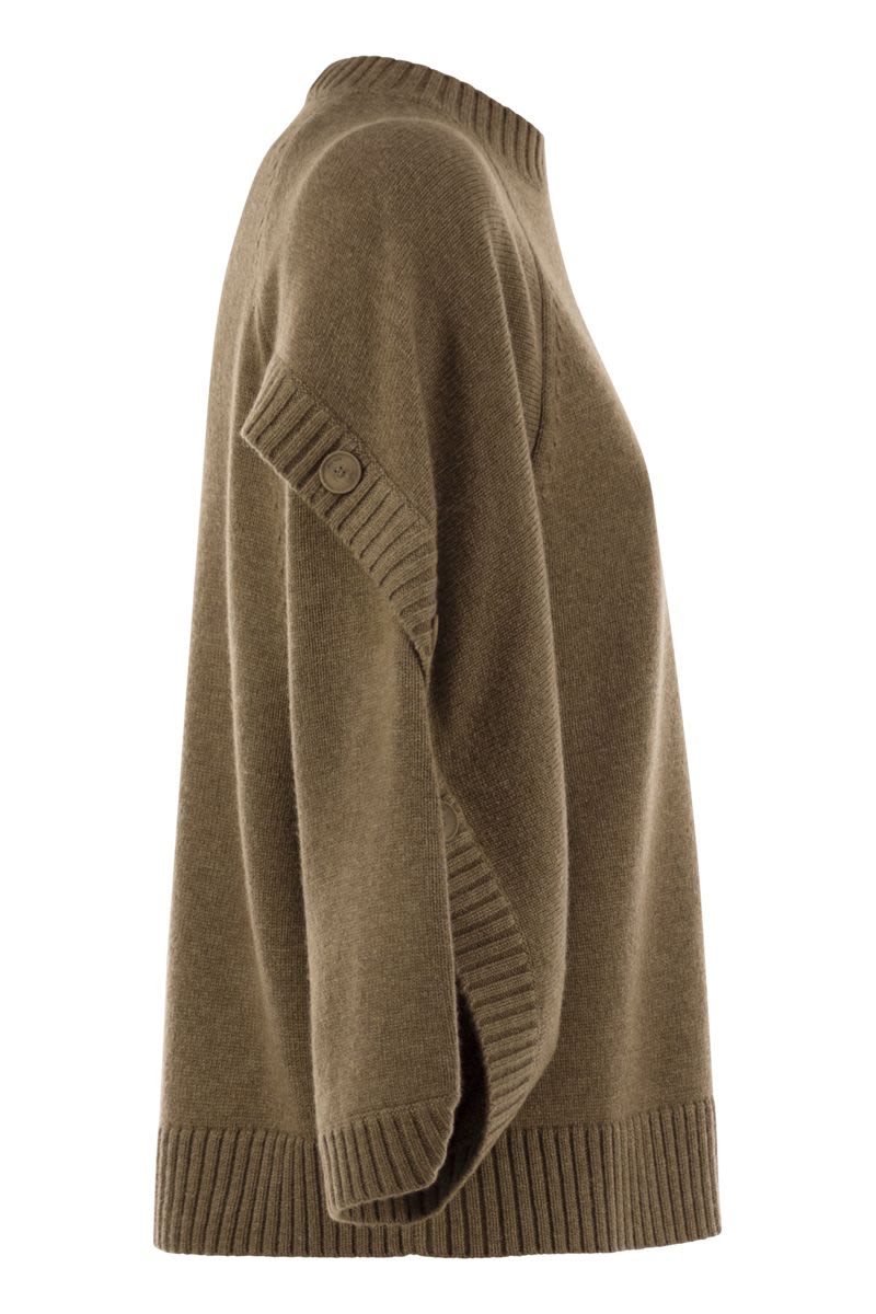 MAX MARA Oversized Wool and Cashmere Knit Sweater