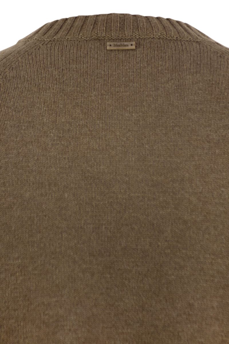 MAX MARA Oversized Wool and Cashmere Knit Sweater