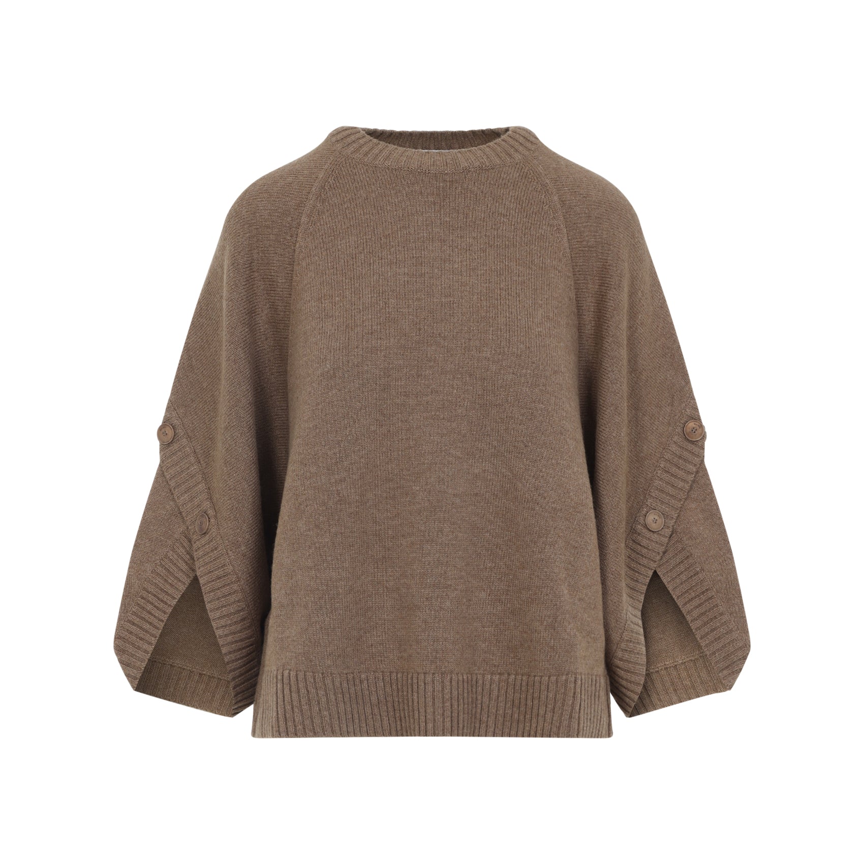 MAX MARA Oversized Wool and Cashmere Sweater - Size XS