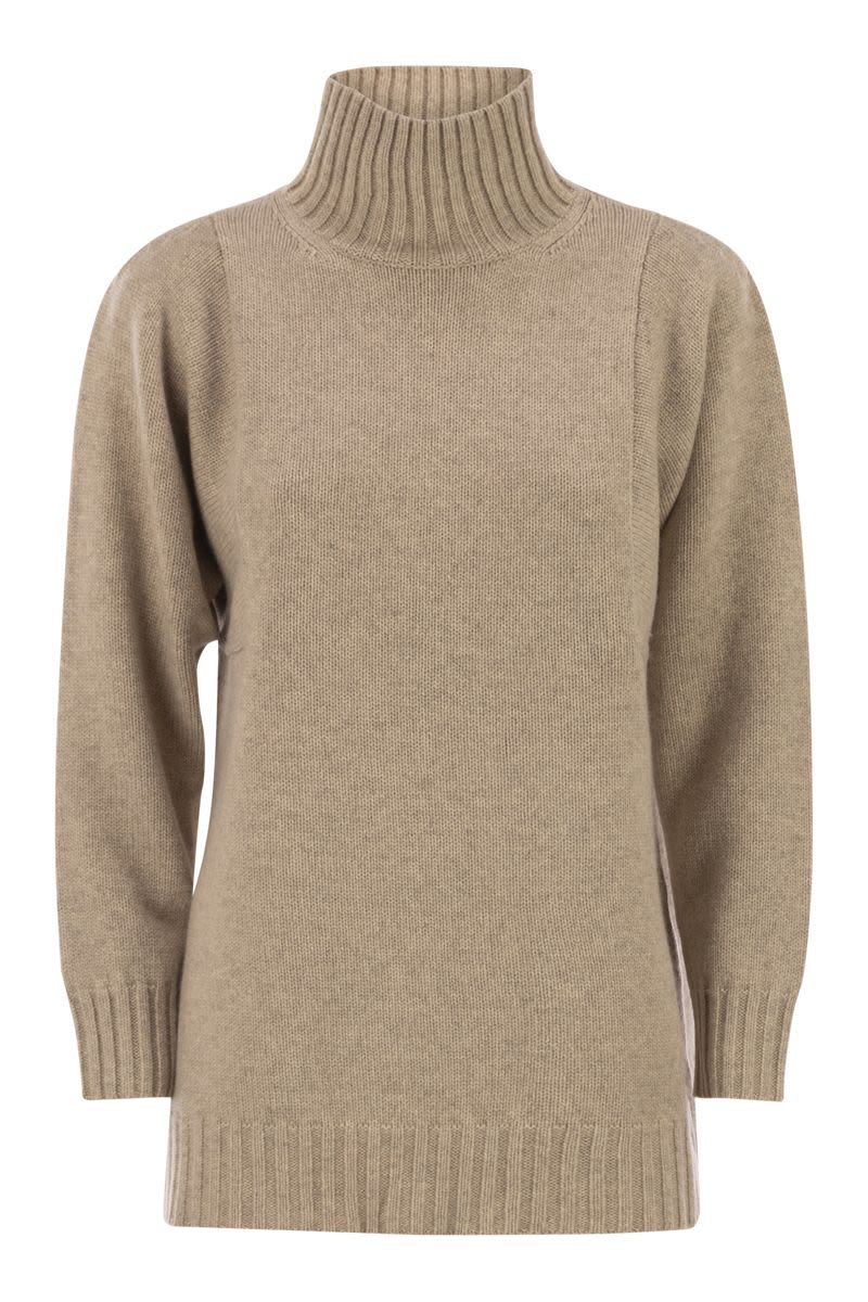 MAX MARA Oversized Cashmere Turtleneck Sweater
