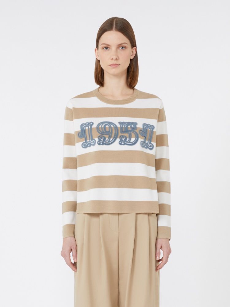 MAX MARA Embroidered Wool Viterbo Sweater - Women's