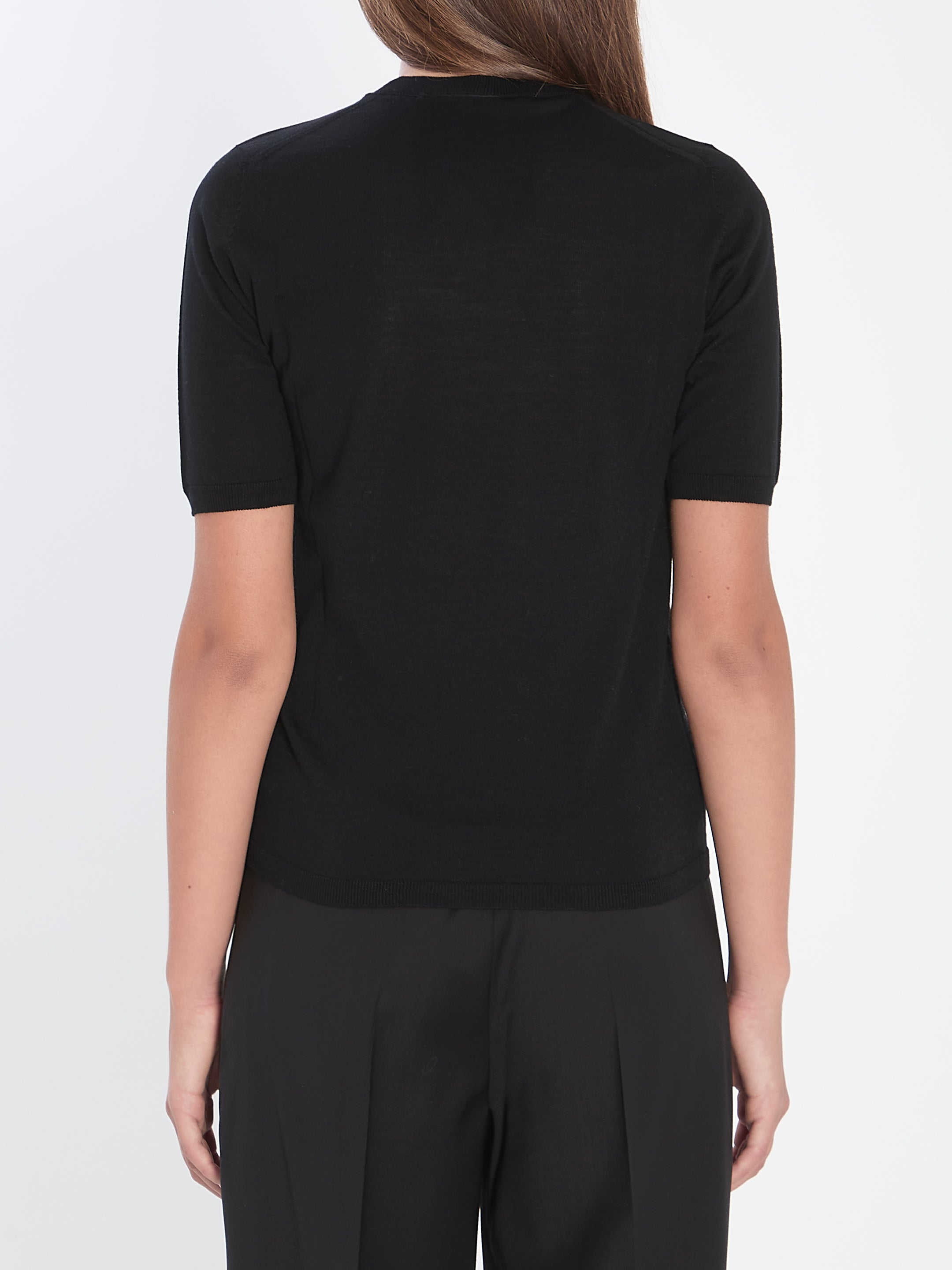 MAX MARA Slim Fit Basic Wool Sweater - Size S