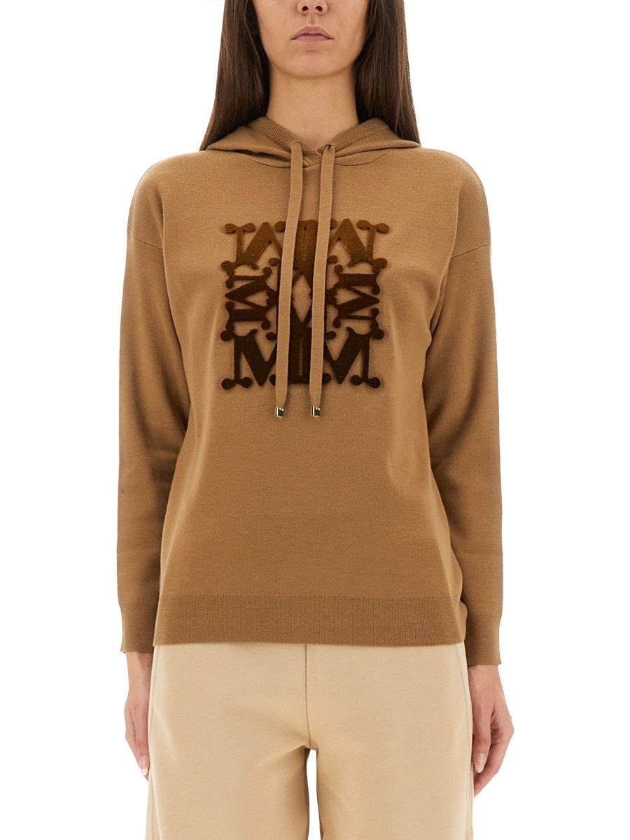 MAX MARA Hooded Sweater - Regular Fit Size S