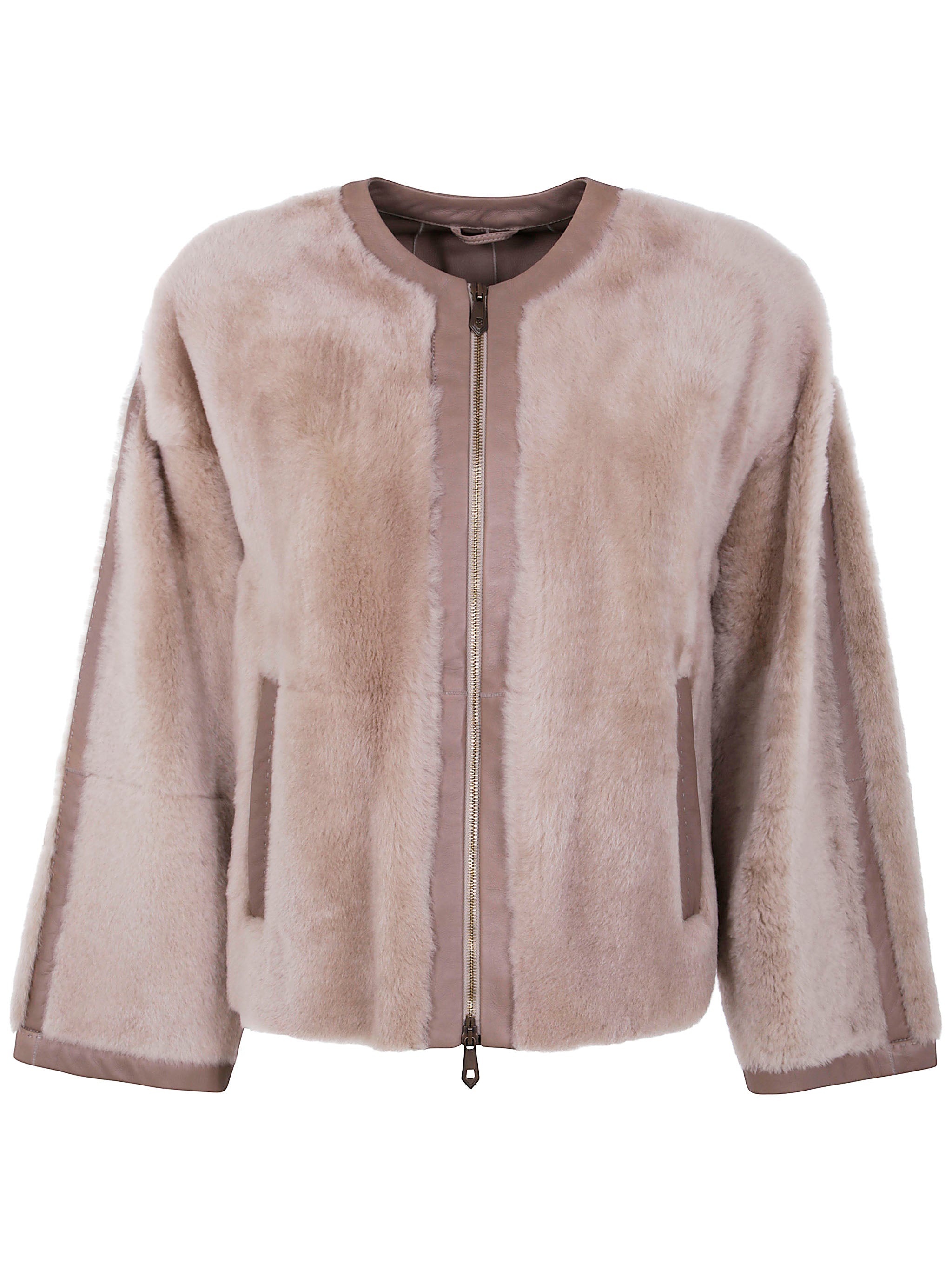 MAX MARA ATELIER Classic Short Shearling Coat for Women