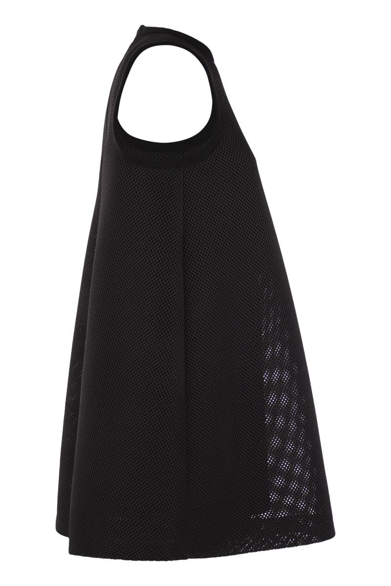 MAX MARA Mini Technical Mesh Flare Dress