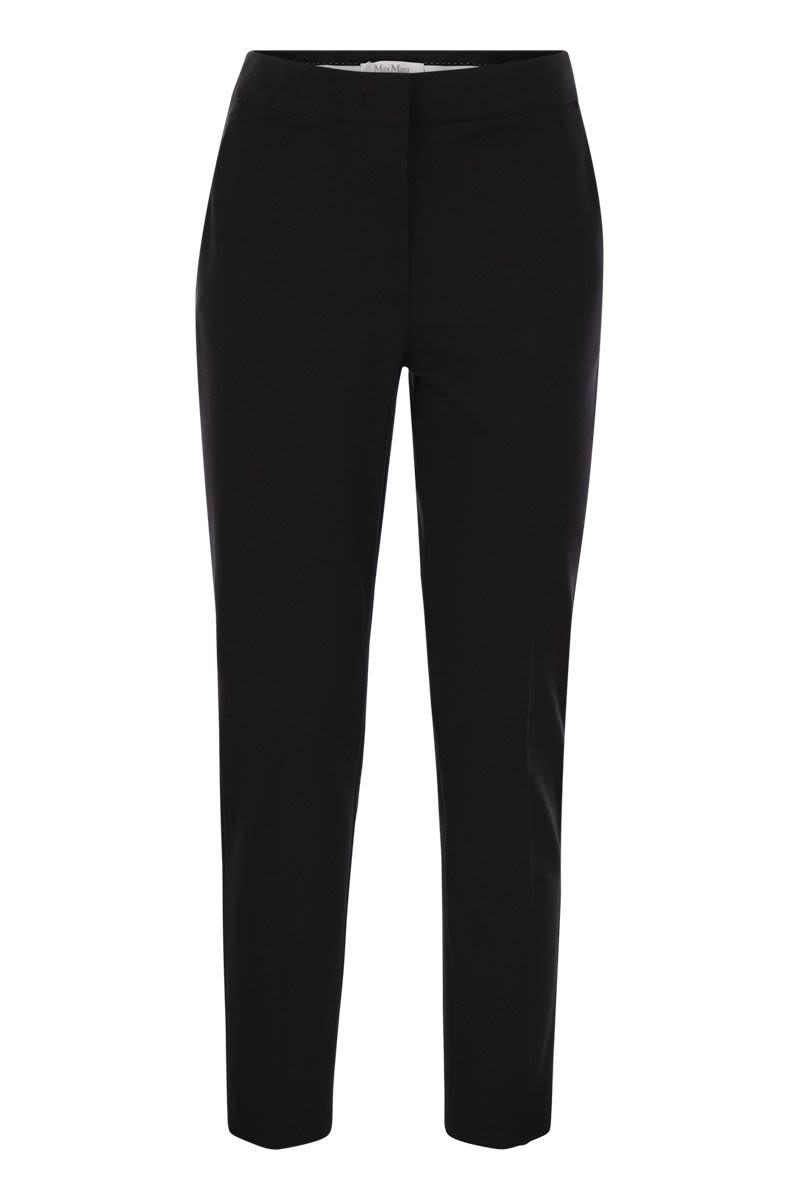 MAX MARA Slim Fit High-Cut Trousers - Size 40
