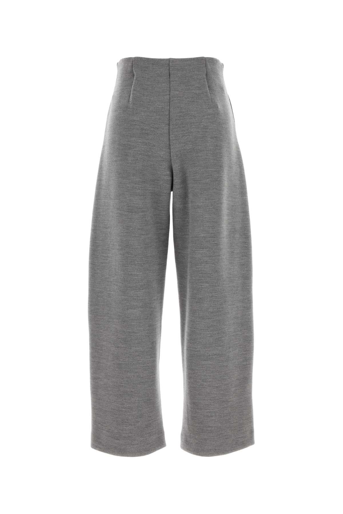 MAX MARA Ankle-Length Cropped Wool and Cotton Trousers