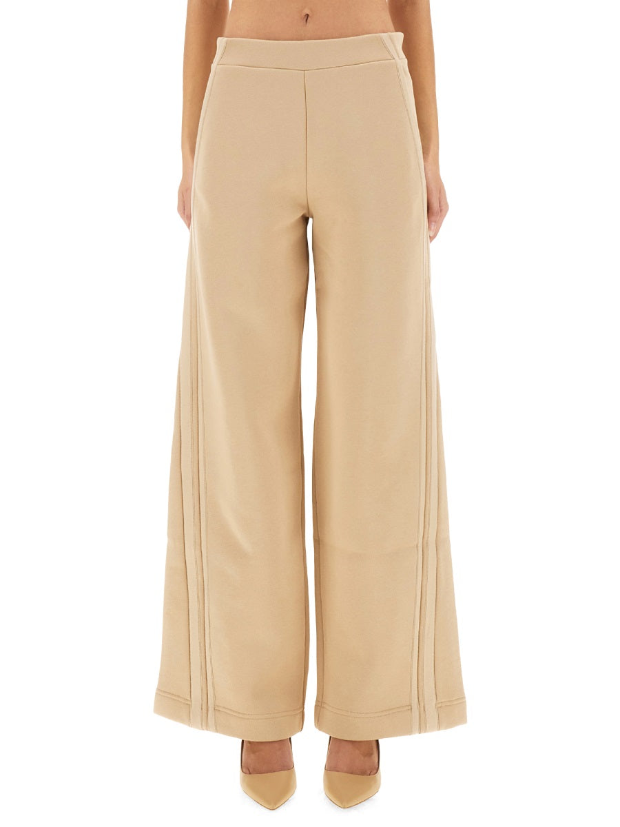 MAX MARA Wide Leg Cotton Pants - Size S