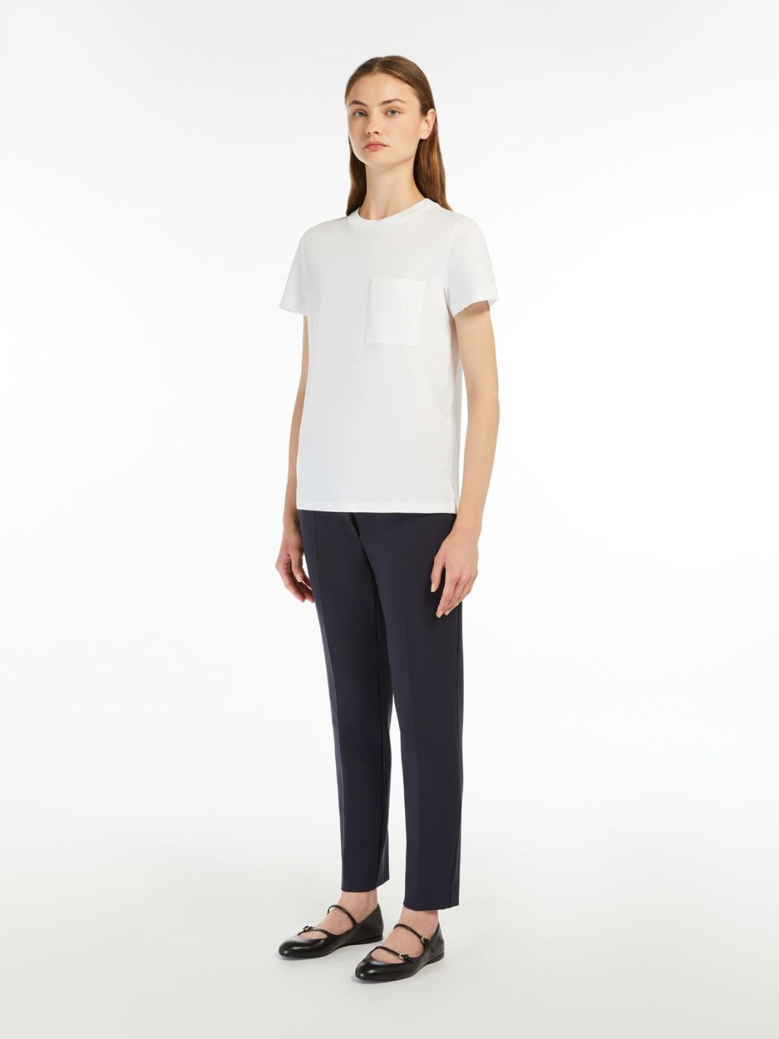 MAX MARA Elegant Virgin Wool T-Shirt
