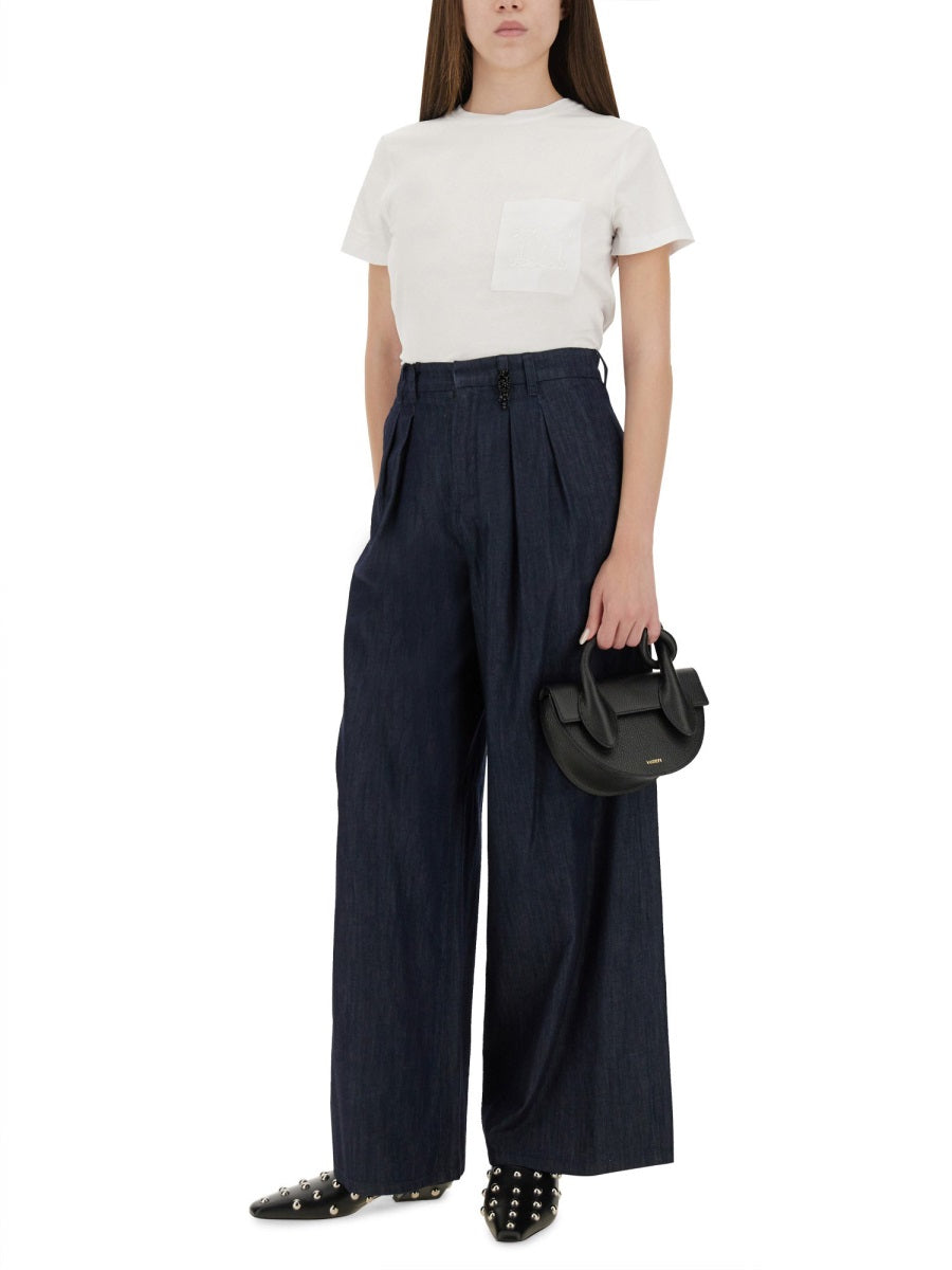 MAX MARA Regular Fit Cotton T-Shirt - Size S