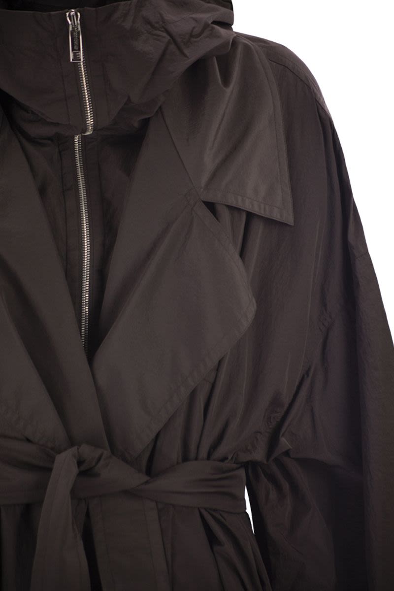 MAX MARA SPORTMAX Oversized Taffeta Trench Jacket