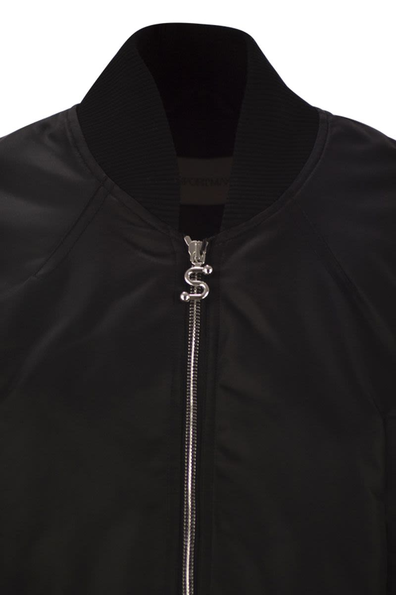 MAX MARA SPORTMAX Cropped Nylon Bomber Jacket