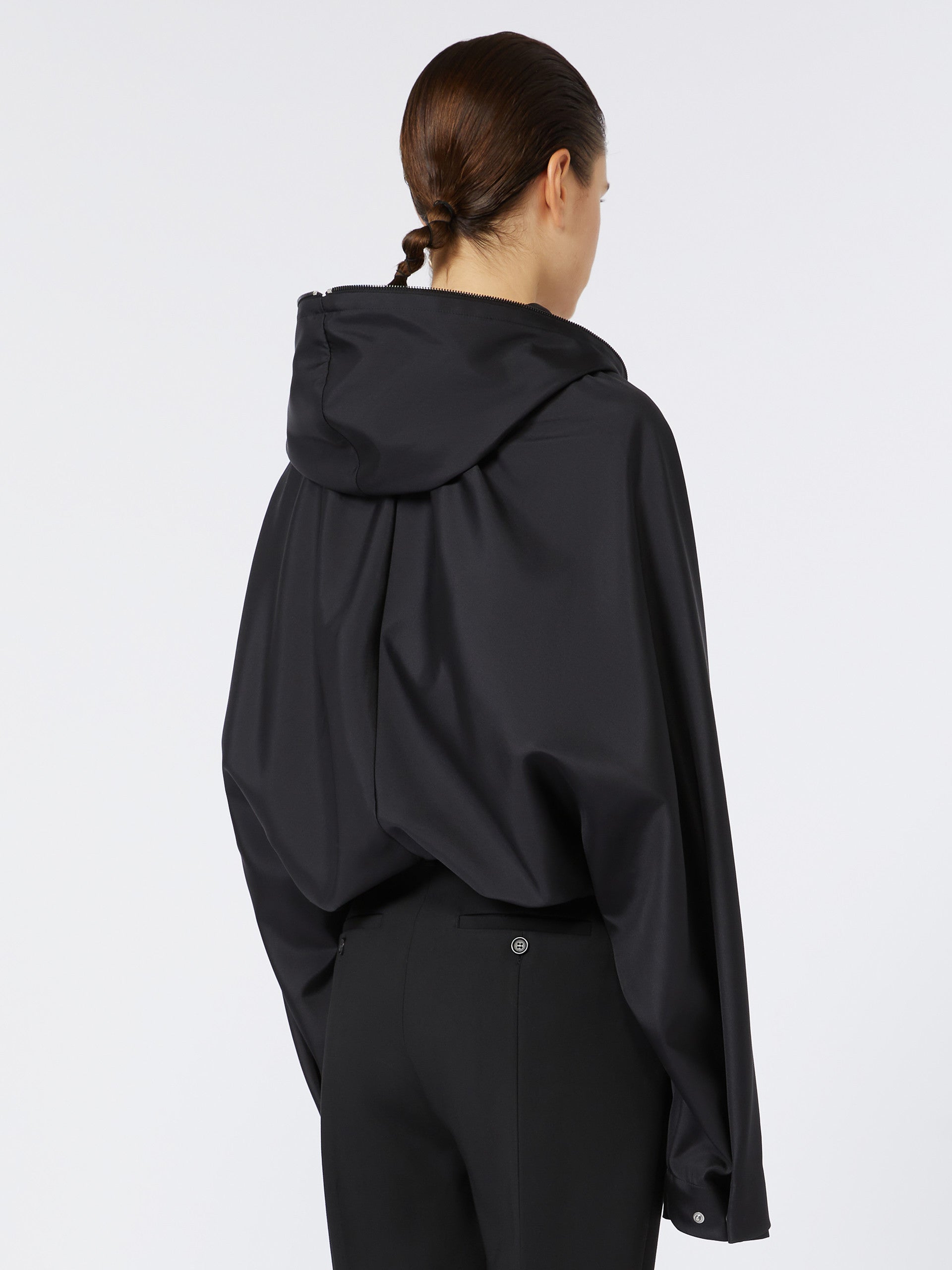 MAX MARA SPORTMAX Soft Fit Kimono Jacket with Hood - Size 40