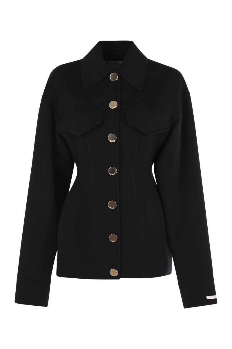 MAX MARA SPORTMAX Luxurious Virgin Wool Tailored Jacket