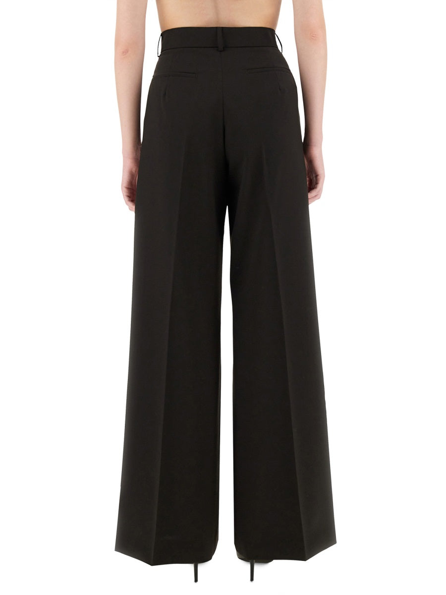 MAX MARA SPORTMAX Wide Leg 100% Virgin Wool Pants - Size 40