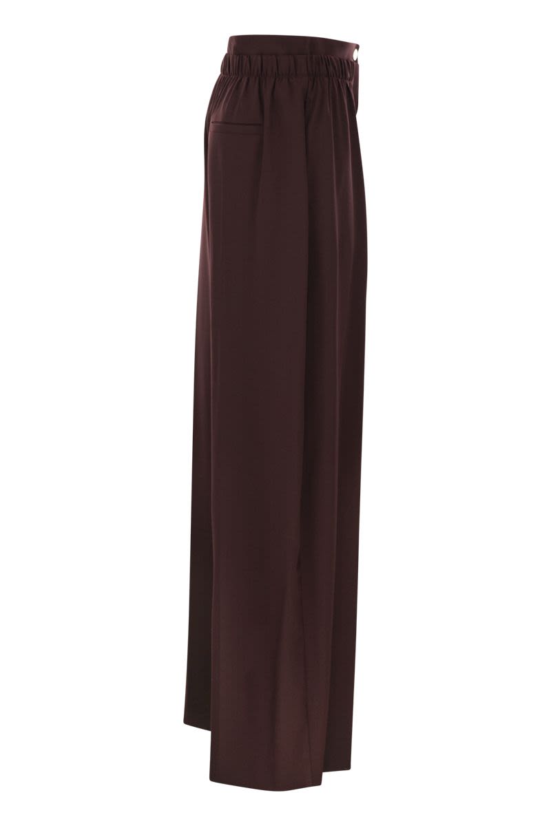 MAX MARA SPORTMAX Wide-Leg Trousers with Double Belt Detail