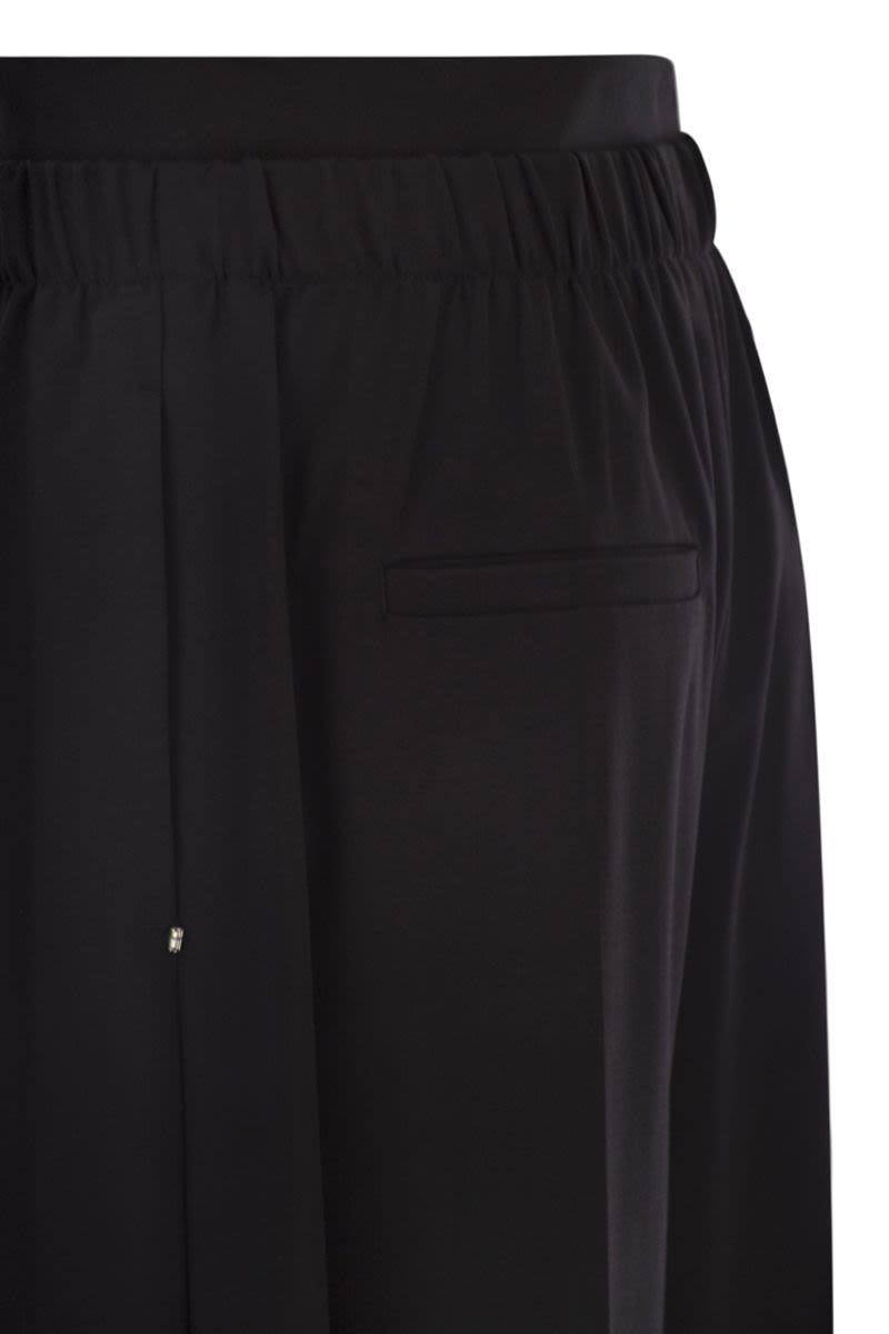 MAX MARA SPORTMAX Wide-Leg Trousers with Double Belt Detail - FW25