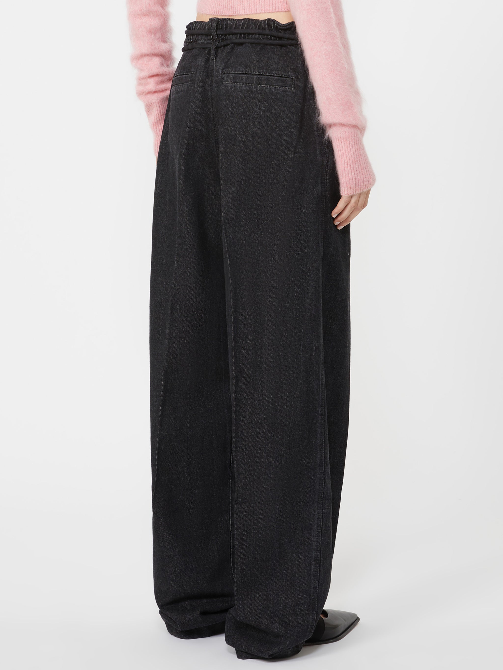 MAX MARA SPORTMAX Relaxed Fit Jeans with Belt