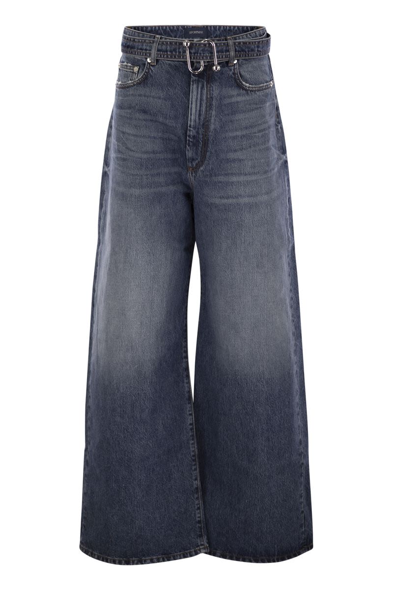 MAX MARA SPORTMAX Procida Denim Trousers for Women - Effortless Style