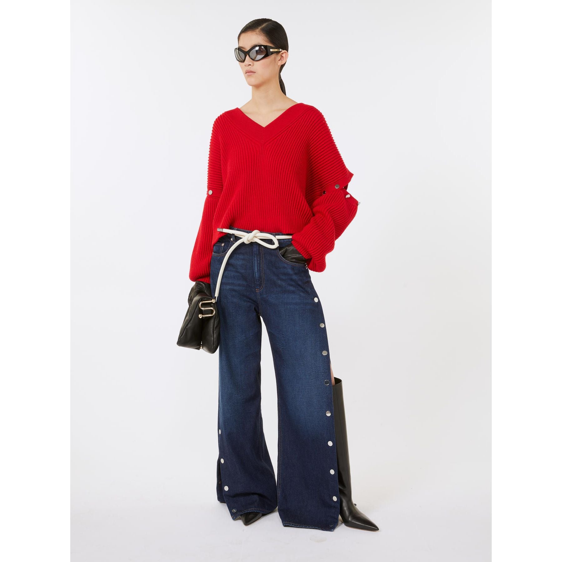 MAX MARA SPORTMAX Denim Trouser for Women - FW25 Collection