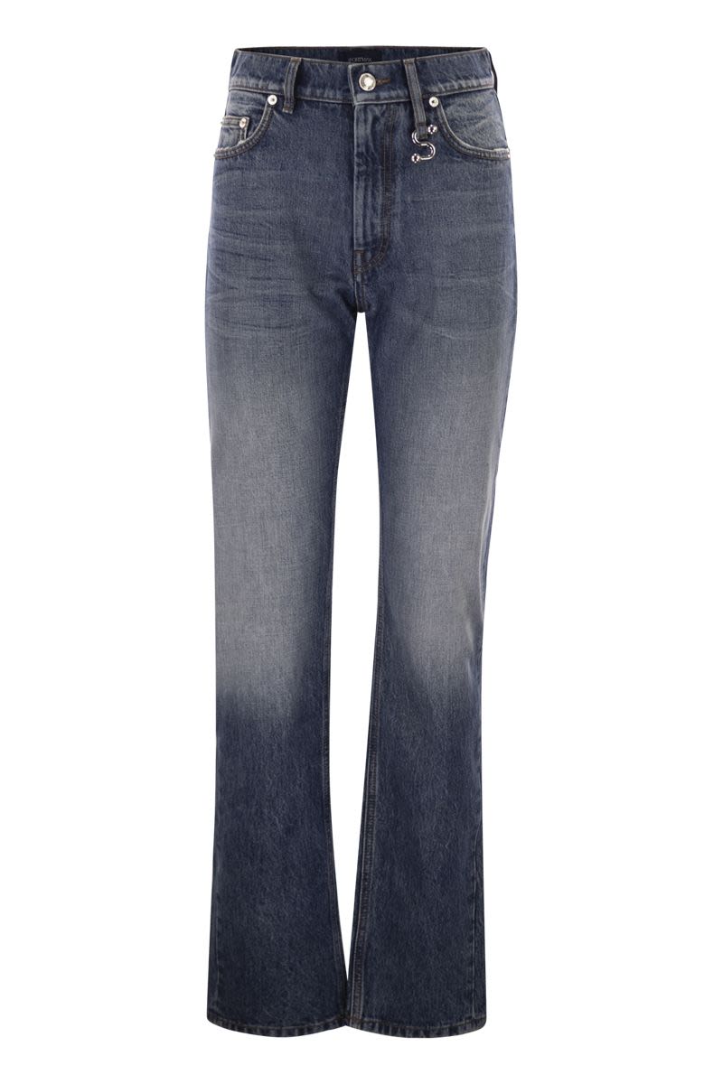 MAX MARA SPORTMAX Low-Waisted Straight Leg Jeans