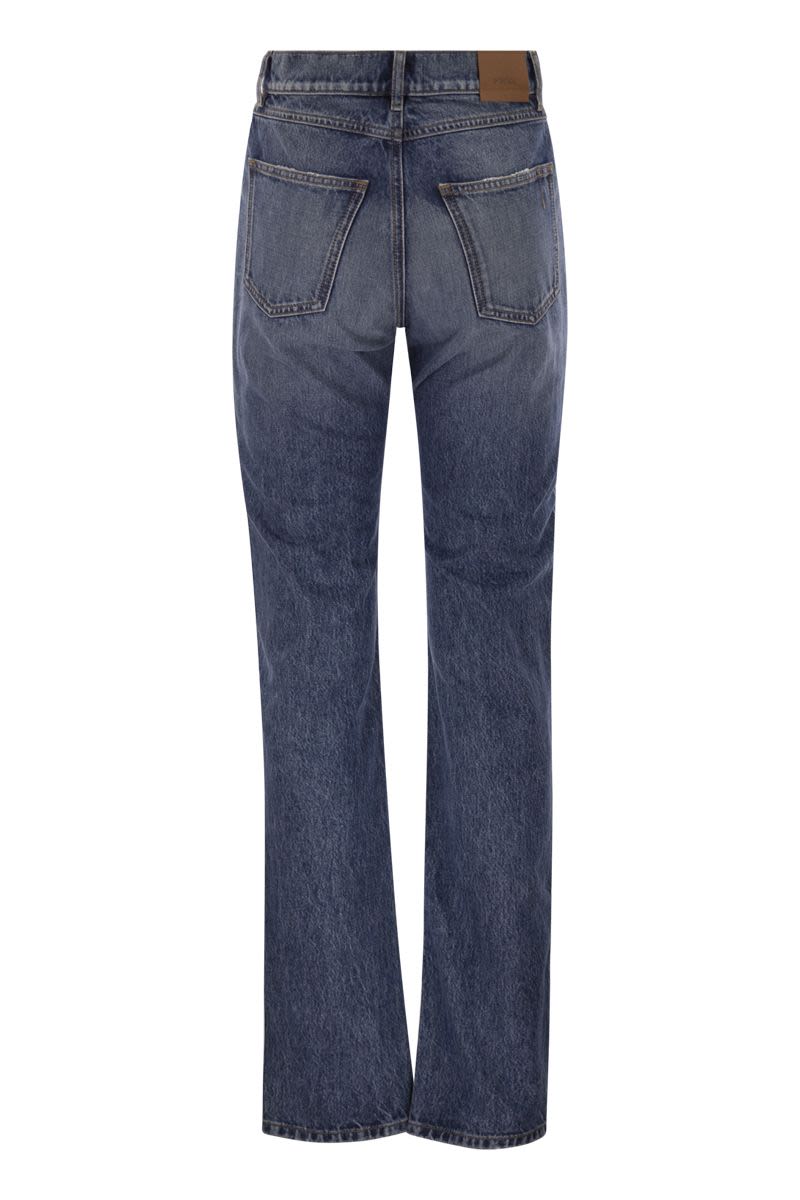 MAX MARA SPORTMAX Low-Waisted Straight Leg Jeans