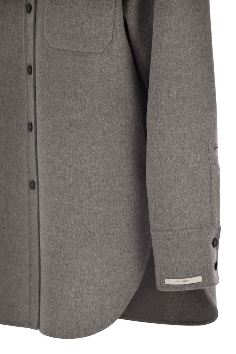 MAX MARA SPORTMAX Oversized Shirt in Soft Double Wool - Women’s Fashion 2025