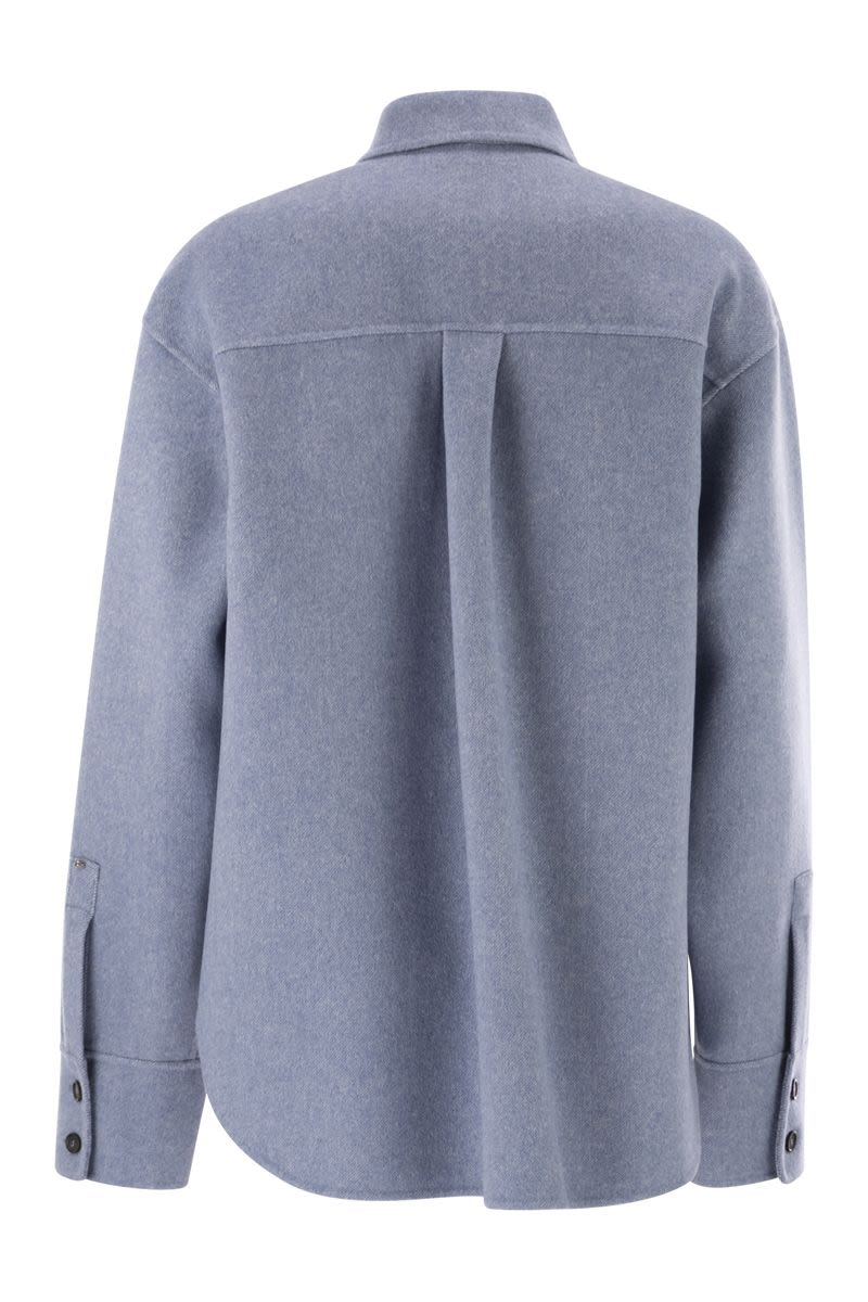 MAX MARA SPORTMAX Oversized Pure Wool Shirt