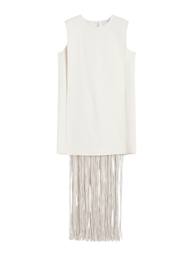 MAX MARA SPORTMAX Fringed Sleeveless Mini Dress