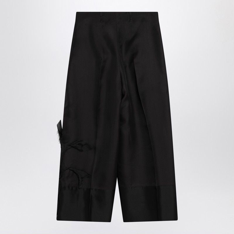 MKDT STUDIO Silk and Wool Trouser Pants