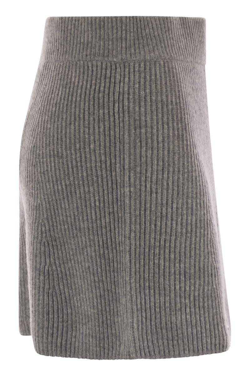 MAX MARA SPORTMAX Essential Mini Wool and Cashmere Skirt