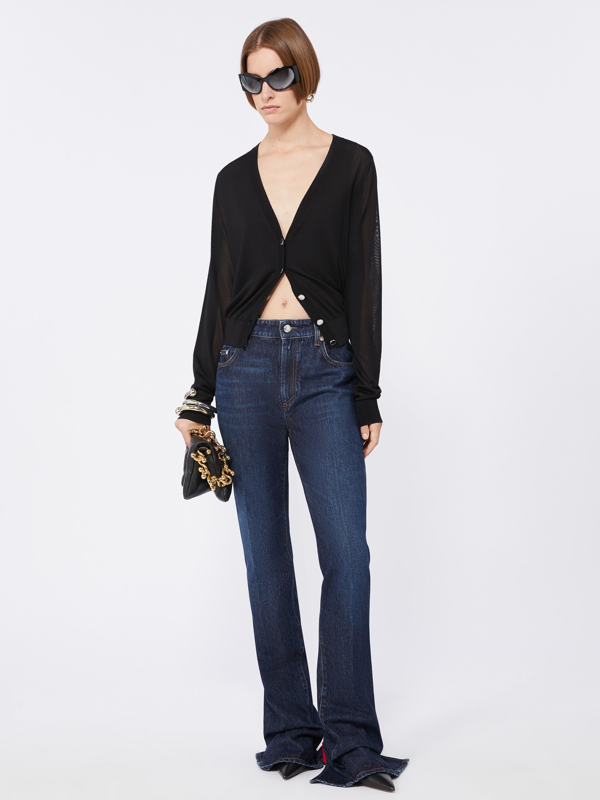 MAX MARA SPORTMAX Feminine Fit Cardigan - Size M