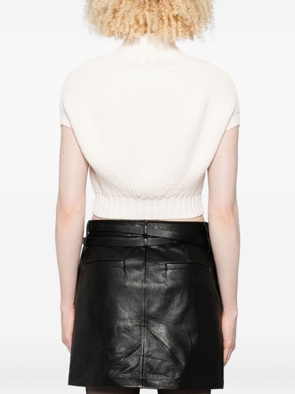 MAX MARA SPORTMAX Slim Fit Balloon Sweater with Stand-Up Collar