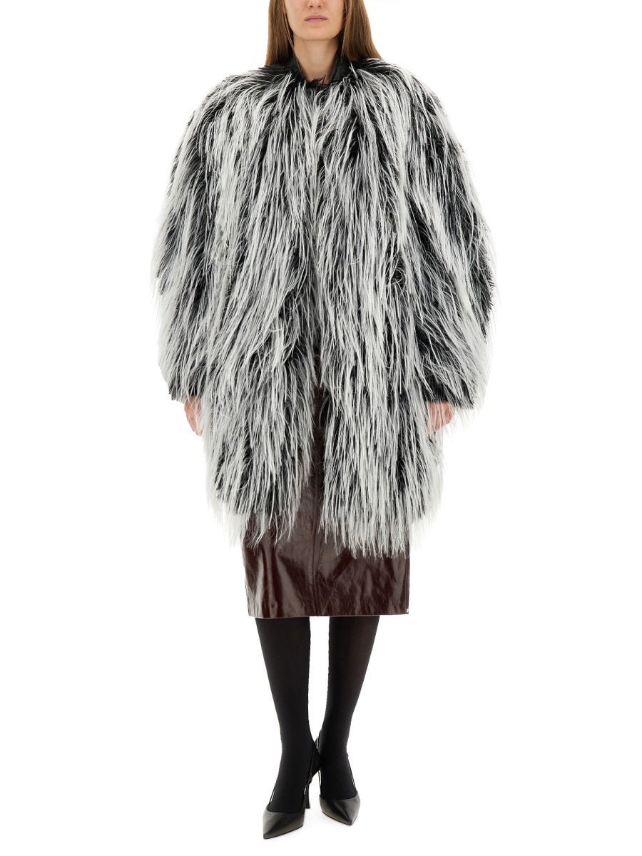MAX MARA SPORTMAX Eco-Fur Jacket for Women - Size S