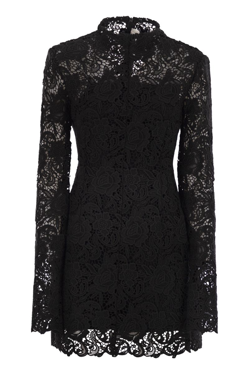 MAX MARA SPORTMAX Floral Macramé Mini Dress