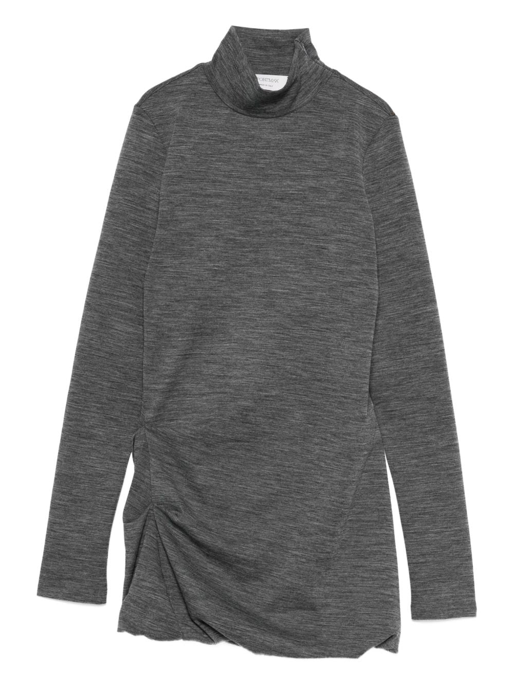 MAX MARA SPORTMAX High-Neck Puffed Hem Dress