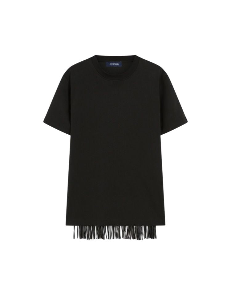 MAX MARA SPORTMAX Fringe-Accented T-Shirt