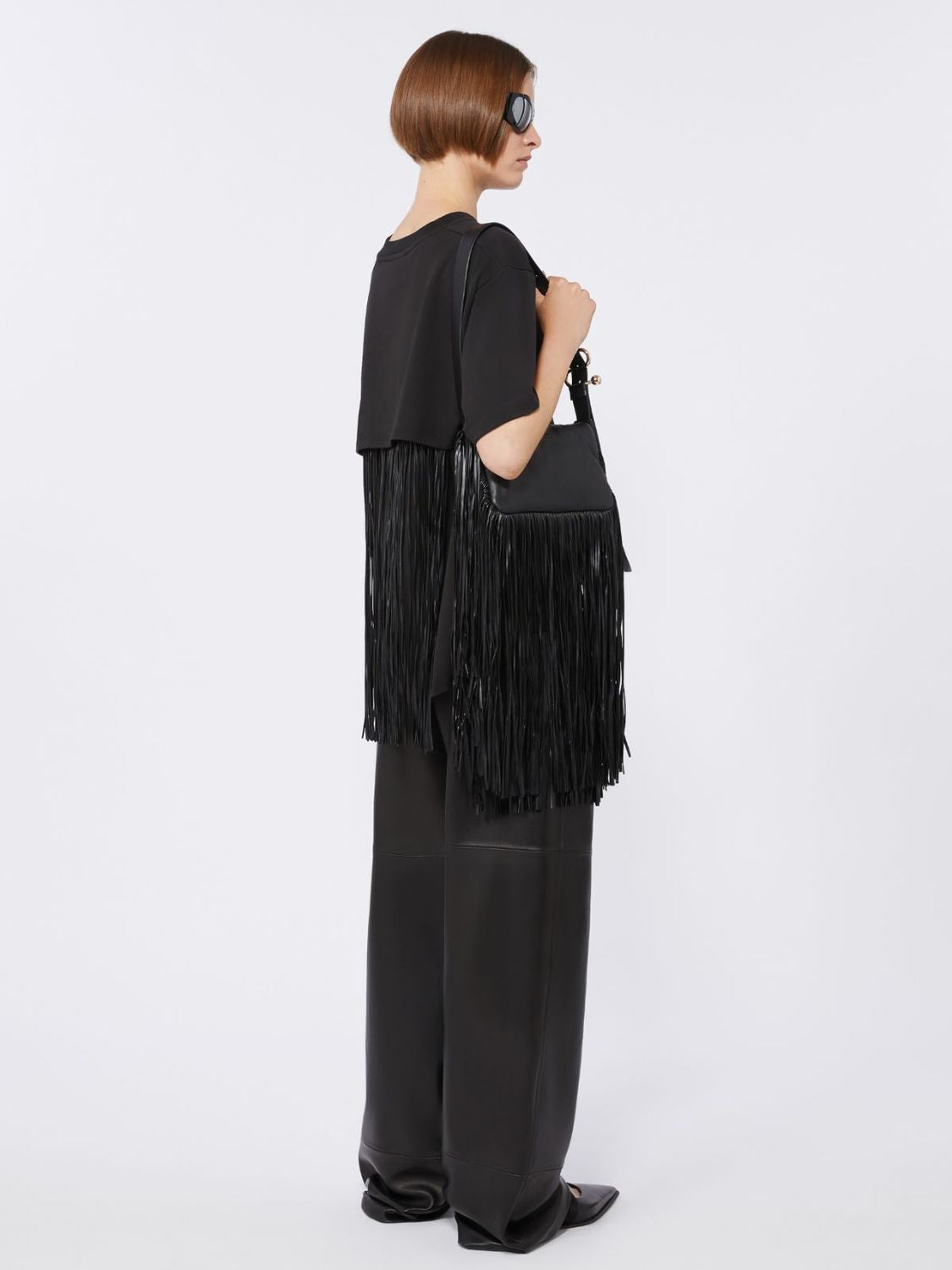 MAX MARA SPORTMAX Fringe-Accented T-Shirt