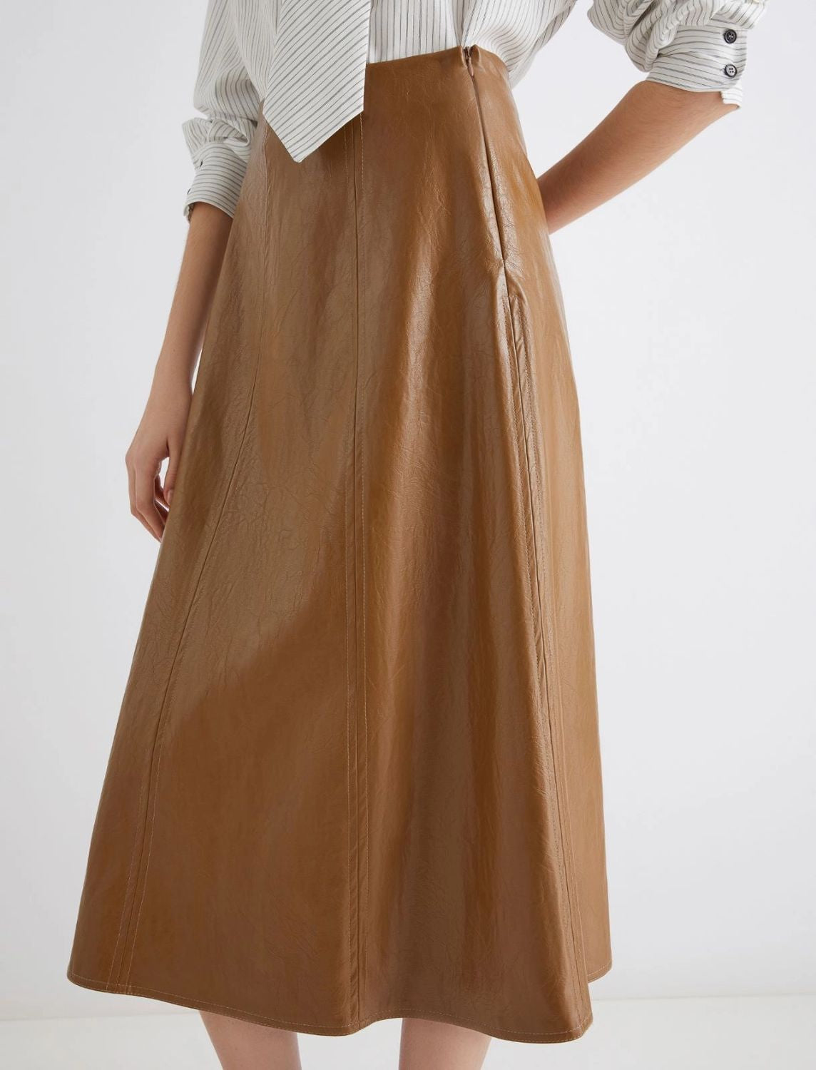 MARELLA Chic Flared Midi Skirt